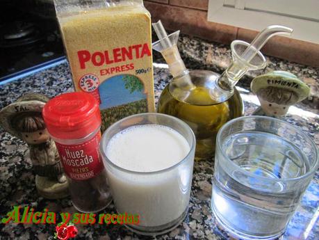 DADOS DE POLENTA FRITA EN ENSALADA DADOS DE POLENTA FRITA EN ENSALADA