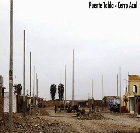 En Cañete: AVANZAN ELECTRIFICACIÓN DE AA.HH. “PUENTE TABLA” EN CERRO AZUL…