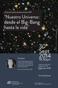 “Nuestro Universo: desde el Big-Bang hasta la vida”