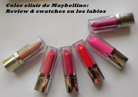 Maybelline Colour Elixir: Color e hidratación (Review y Swatches en labios) Maybelline Colour Elixir: Color e hidratación (Review y Swatches en labios)