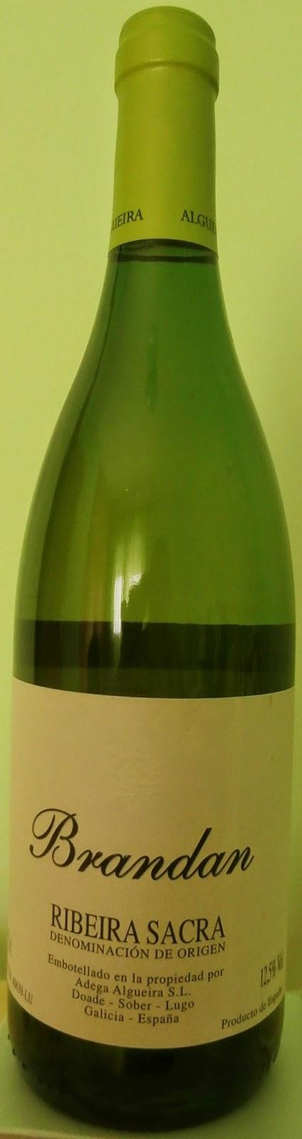 Brandan Godello 2013, de Adega Algueira