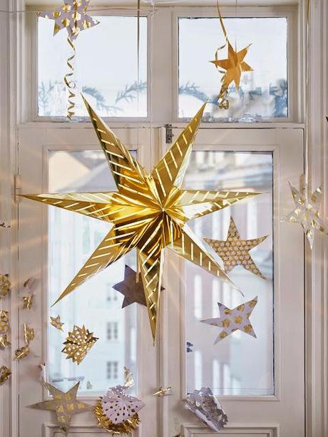 Navidad Ikea 2014: Decorar en Blanco y Dorado