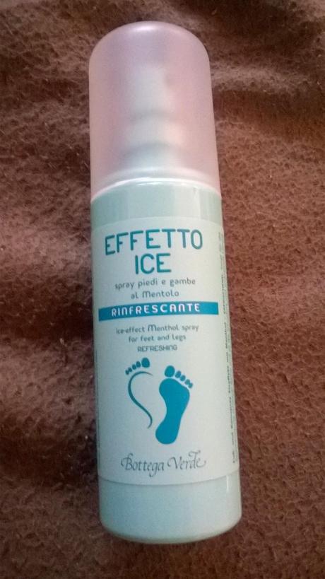 Bottega verde spray para pies y piernas de efecto hielo