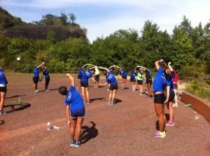 ¡Gracias por hacer posible nuestro I Training Camp de running femenino! Estiramientos Volcán Croscat