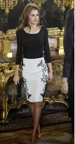 Dña. Letizia en Nueva York. Una reina que adora los bordados Dña. Letizia en Nueva York. Una reina que adora los bordados
