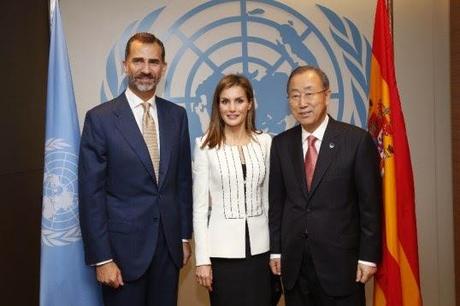 Dña. Letizia en Nueva York. Una reina que adora los bordados Dña. Letizia en Nueva York. Una reina que adora los bordados