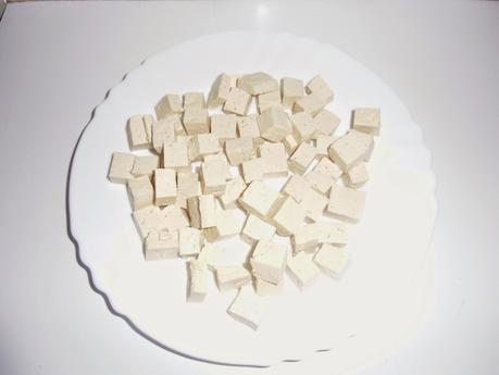 Tofu con judías verdes