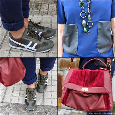 BLUE + BURGUNDY + MILITARY BLUE + BURGUNDY + MILITARY