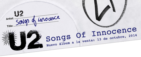 U2 revelan la portada de su nuevo álbum: Song of Innocence