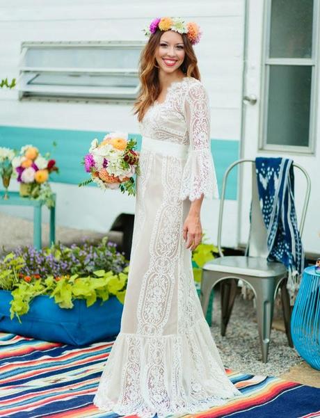 Una colorida boda inspirada en el folclore mexicano Una colorida boda inspirada en el folclore mexicano