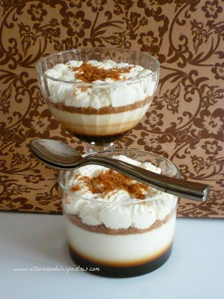 Postre de Queso con Miel de Caña y Spéculoos Postre de Queso con Miel de Caña y Spéculoos