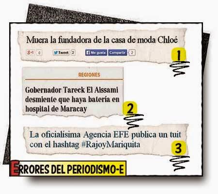 errores prensa, periódicos o del periodismo digital errores de periódicos digitales