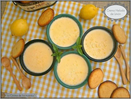 Crema Helada de Limón {Reto Tía Alía} Crema Helada de Limón {Reto Tía Alía}
