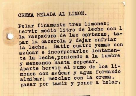 Crema Helada de Limón {Reto Tía Alía} Crema Helada de Limón {Reto Tía Alía}
