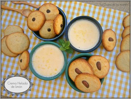 Crema Helada de Limón {Reto Tía Alía} Crema Helada de Limón {Reto Tía Alía}