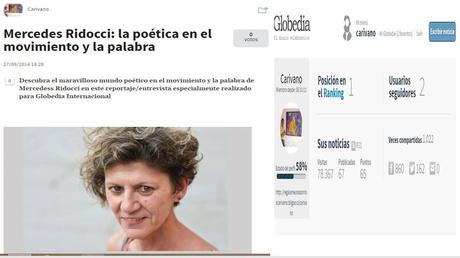 Mercedes Ridocci: la poética en el movimiento y la palabra Mercedes Ridocci: la poética en el movimiento y la palabra