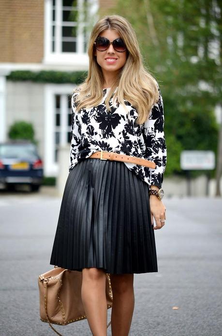 Falda midi plisada Falda midi plisada