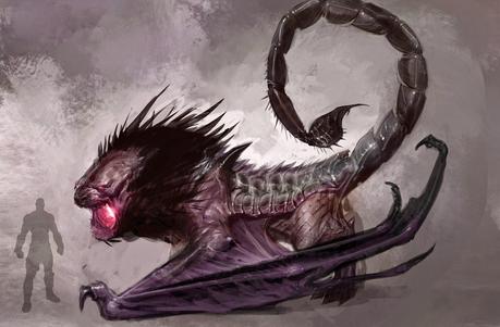 Seres mitológicos voladres #9 MANTÍCORA Seres mitológicos voladres #9 MANTÍCORA