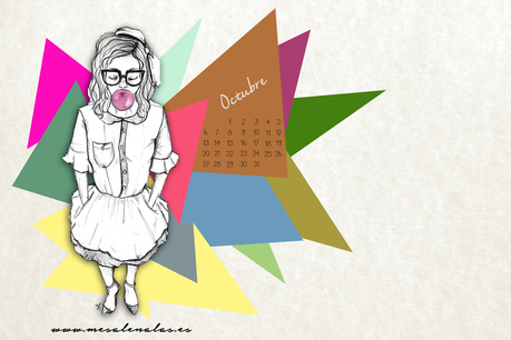 October calendar ¡¡Bye, bye september!! October calendar ¡¡Bye, bye september!!
