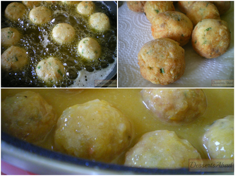 Albóndigas marineras (elaboración) Albóndigas marineras (elaboración)
