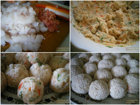 Albóndigas marineras (elaboración) Albóndigas marineras (elaboración)