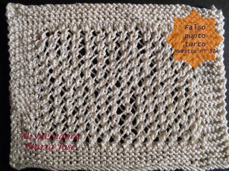 0052.- Falso punto turco 0052.- Falso punto turco