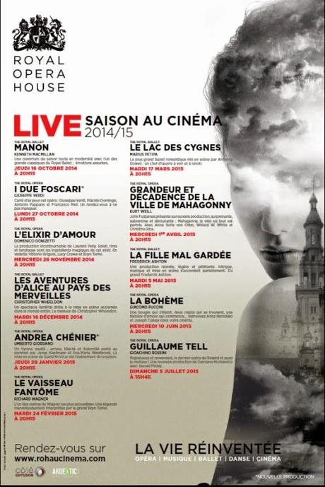 COMIENZA LA TEMPORADA DE CINE EN DIRECTO DE LA ROYAL OPERA HOUSE COMIENZA LA TEMPORADA DE CINE EN DIRECTO DE LA ROYAL OPERA HOUSE