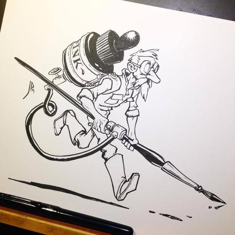 Bienvenidos al mes de la tinta: INKTOBER 10599230_497620493707314_2224580803784799072_n