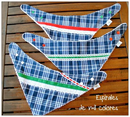 COLECCIÓN ARRANTZALE: MAS BABEROS REVERSIBLES Y BANDANAS