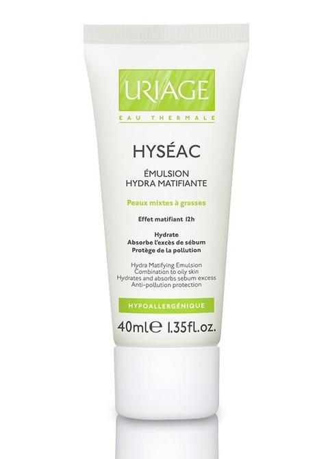 Cómo maquillarte si tienes acné Emulsión hidramatificante de Hyseac.