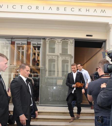 David Beckham tienda Londres Victoria