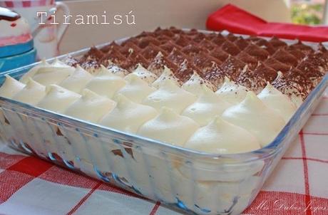 Tiramisú con bizcochitos de soletilla (savoiardi) caseros Tiramisú con bizcochitos de soletilla (savoiardi) caseros