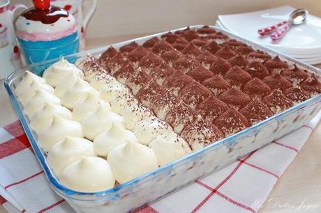 Tiramisú con bizcochitos de soletilla (savoiardi) caseros Tiramisú con bizcochitos de soletilla (savoiardi) caseros