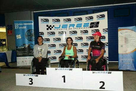 Mila López, oro en el I Criterium de Handbike en Jerez