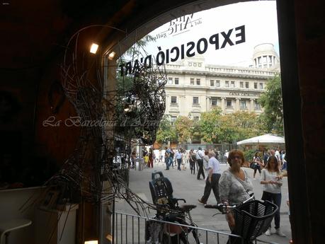 EXPOSICIÓN EN LA PLAÇA NOVA, BARCELONA...30-09-2014...!!!