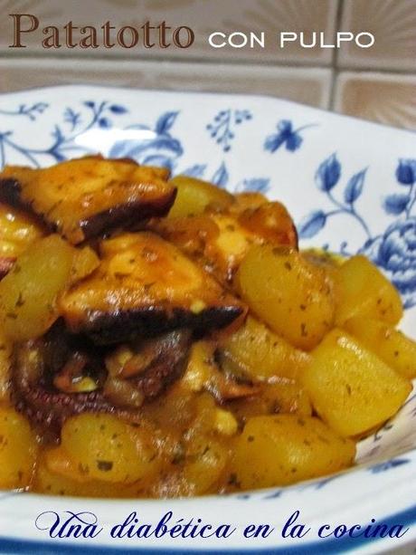 Patatotto con pulpo o patatas cremosas con pulpo