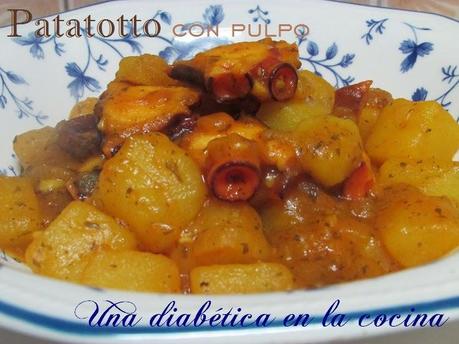 Patatotto con pulpo o patatas cremosas con pulpo