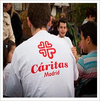 La solidaridad española voluntarios cáritas - dibujando periodistas