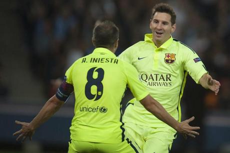 Messi logró el gol 500 del Barça