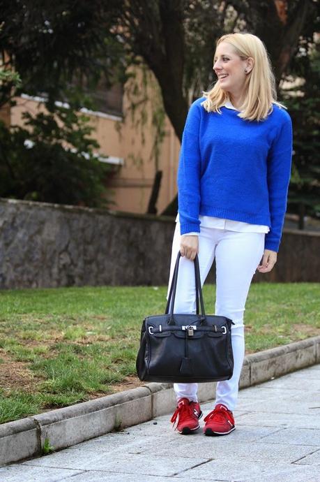 Blue and white Blue and white