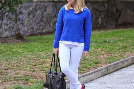 Blue and white Blue and white