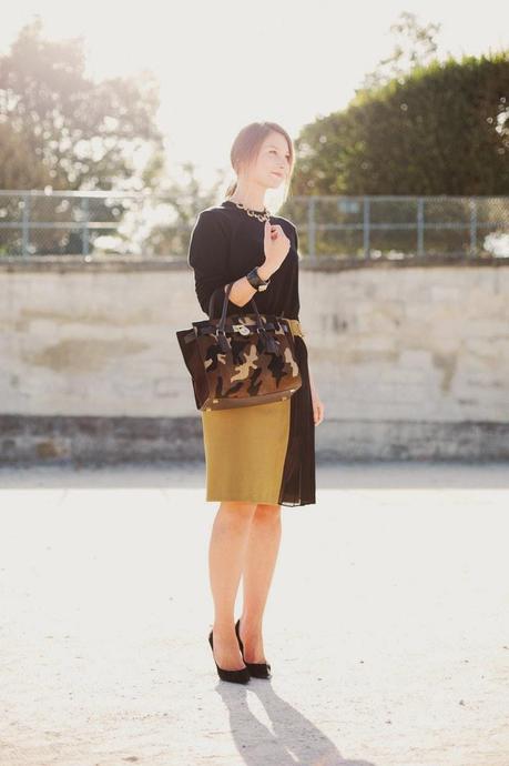 Este otoño piensa en caqui Street style