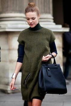 Este otoño piensa en caqui Street style