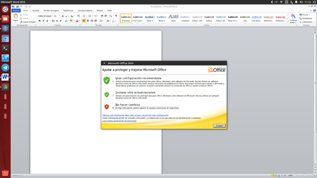 MICROSOFT OFFICE 2010 EN UBUNTU