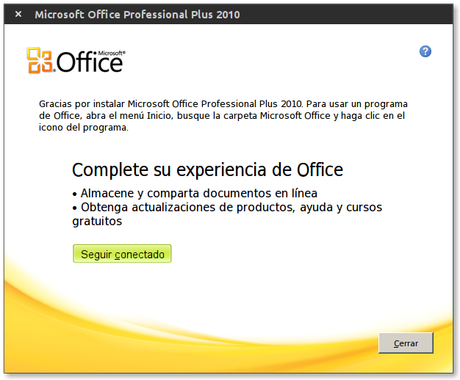 MICROSOFT OFFICE 2010 EN UBUNTU