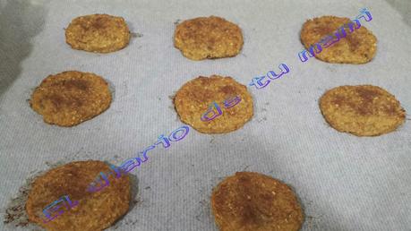 Receta galletas de plátano y avena