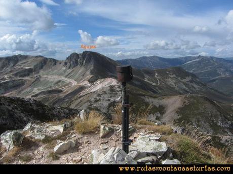 Ruta Agujas y Toneo: Vista del pico Agujas desde el Toneo Ruta Agujas y Toneo: Vista del pico Agujas desde el Toneo