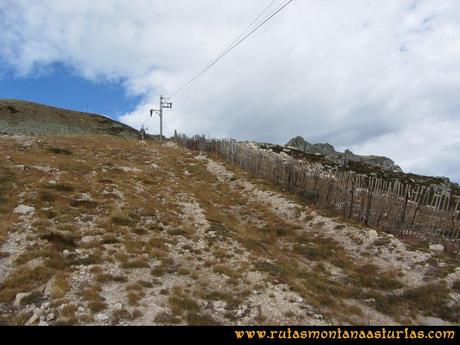 Ruta Agujas y Toneo: Subiendo por la pista de sky al Agujas