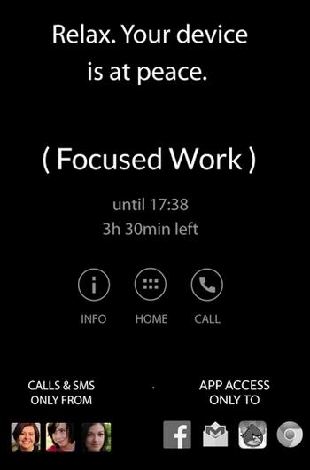 OffTime para Android permite terminar el trabajo y disfrutar cuando están en familia o con amigos offline-android-3