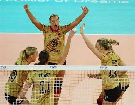 Alemania vs China, Mundial de Voleibol Femenino Alemania-China